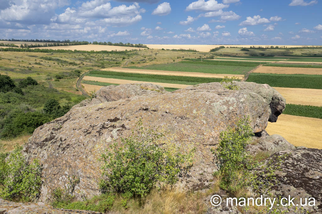 Панорама Лозуватських скель